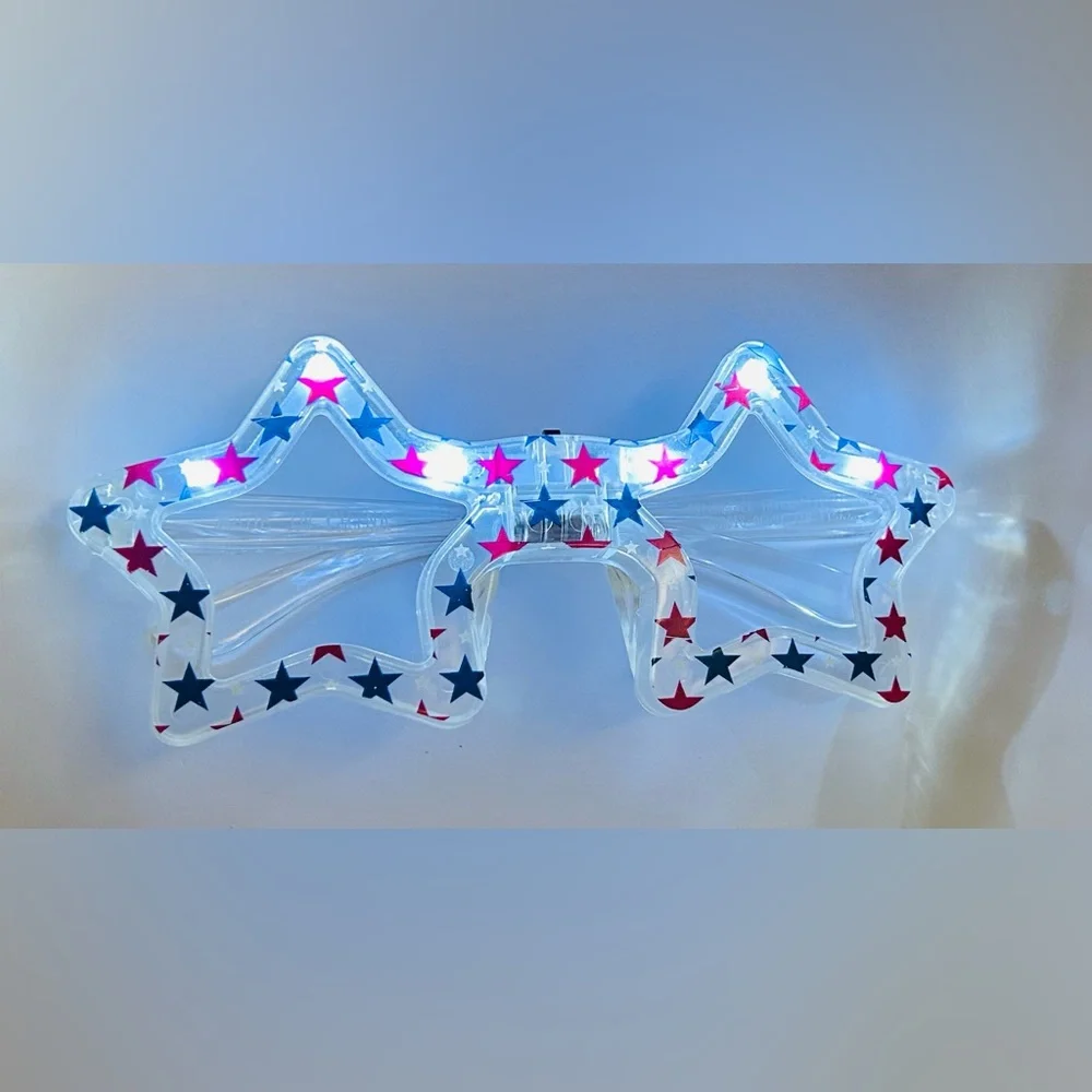 New Patriotic Star Shaped Sunglasses Boys Girls Unisex